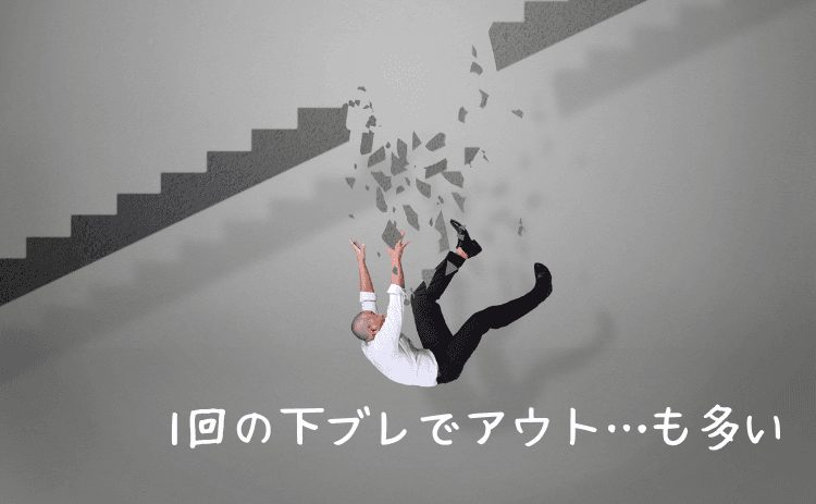 1回の下ブレで（出玉を）全部持っていかれることも多い